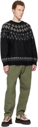 South2 West8 Khaki String Slack Trousers