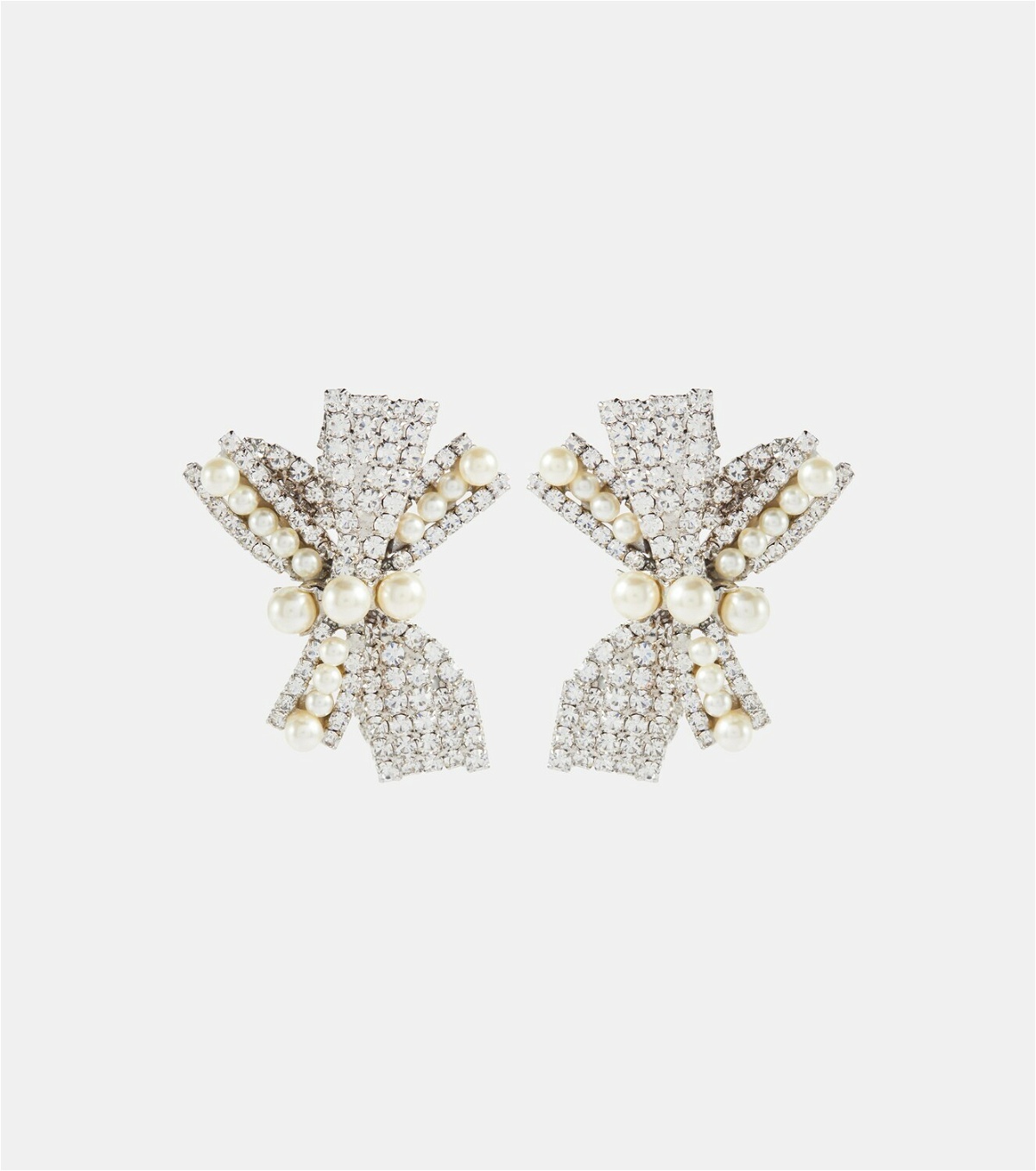 Jennifer Behr Simone Swarovski® crystal and pearl earrings Jennifer Behr