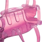 Melissa Women's x TELFAR Small Jelly Shopper Bag in Pink