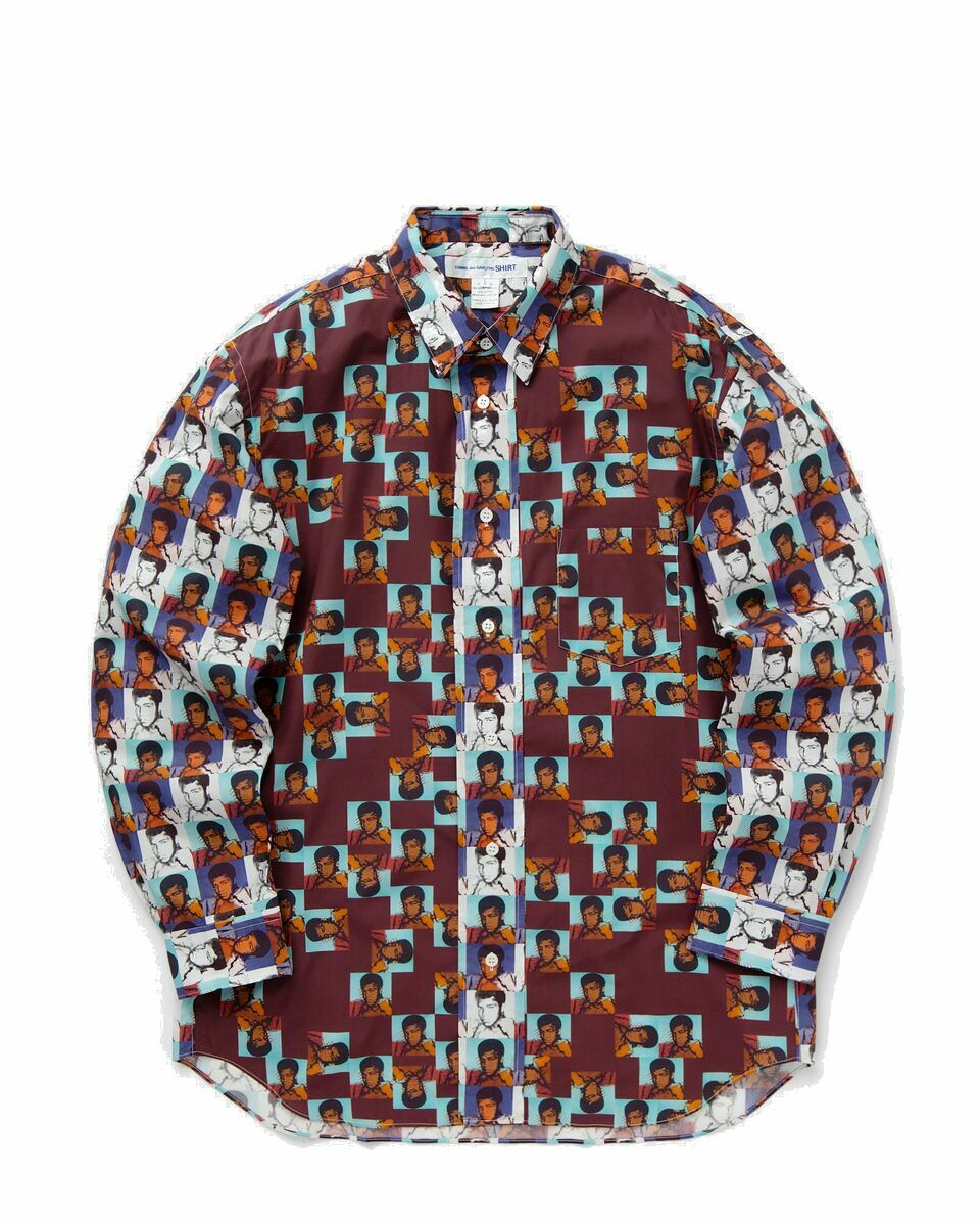 Photo: Comme Des Garçons Shirt Mens Shirt Woven Multi - Mens - Longsleeves