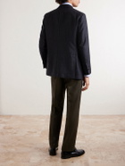 J. Mueser - Waverly Double-Breasted Virgin Wool Suit Jacket - Gray