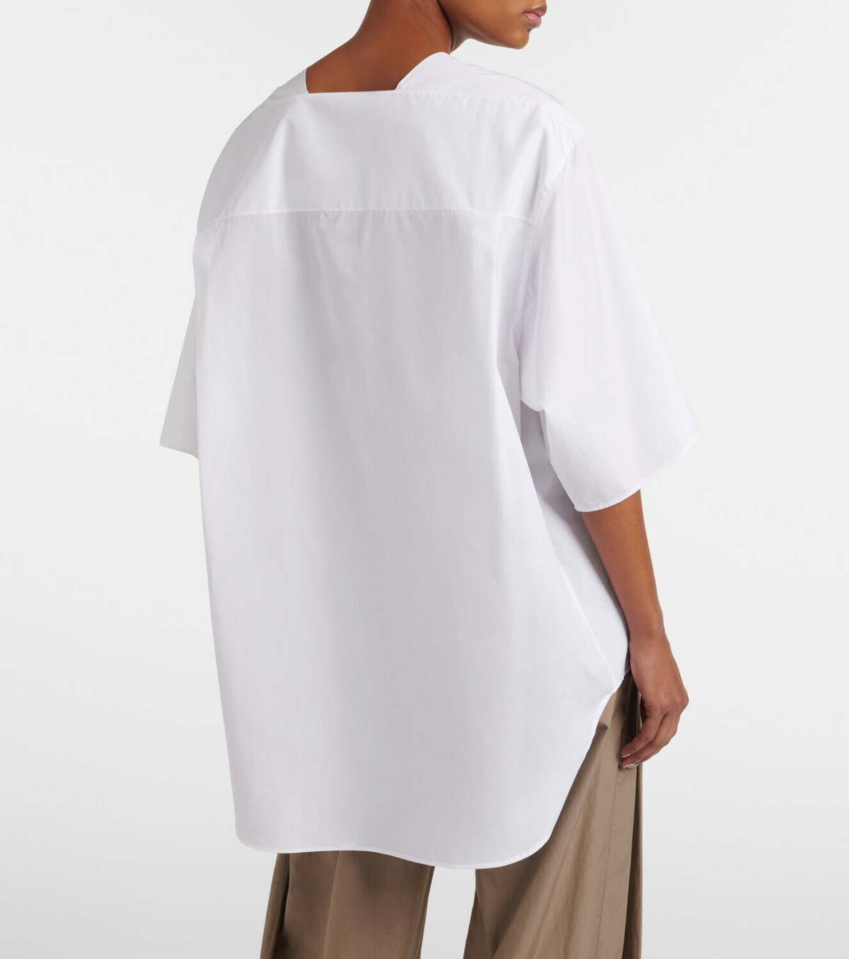 The Row Hamza cotton poplin top