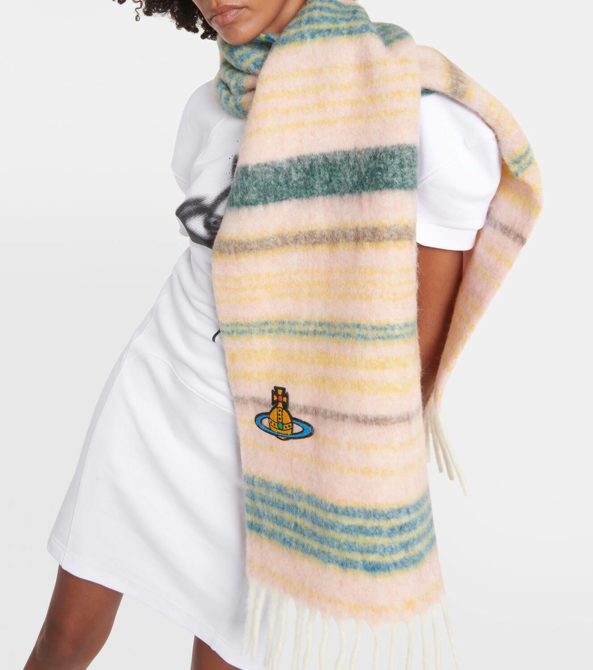 Vivienne Westwood/送料関税込み Check Alpaca Wool Muffler Vivienne Westwood/送料関税込み Check Alpaca Wool Muffler