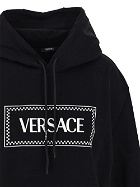 Versace Embroidered Logo Hoodie