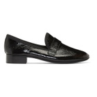 Repetto Black Wrinkled Patent Maestro Loafers