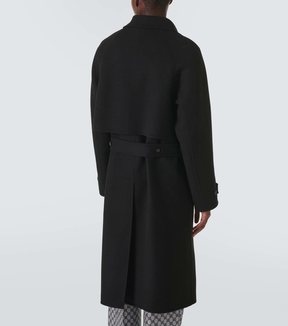 Gucci Gucci Script wool and cashmere coat