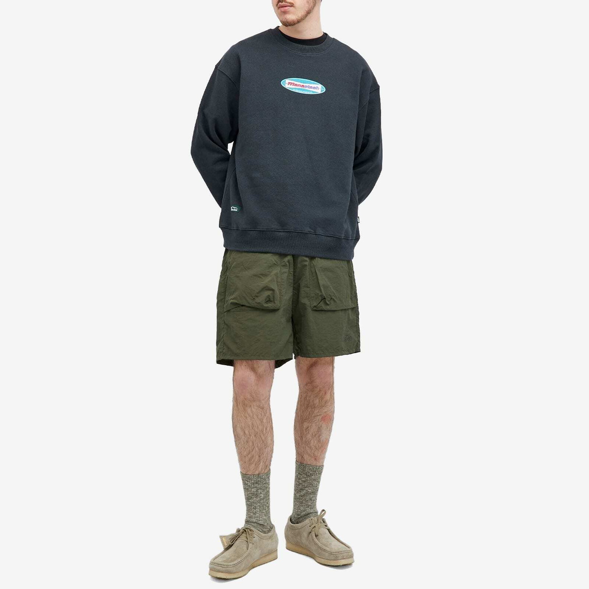 Manastash Men's Park Shorts in Olive