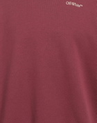 Off-white Mens Sweatshirt Burgundy