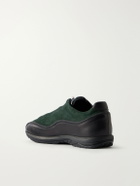 Diemme - Licata Leather-Trimmed Suede Sneakers - Green