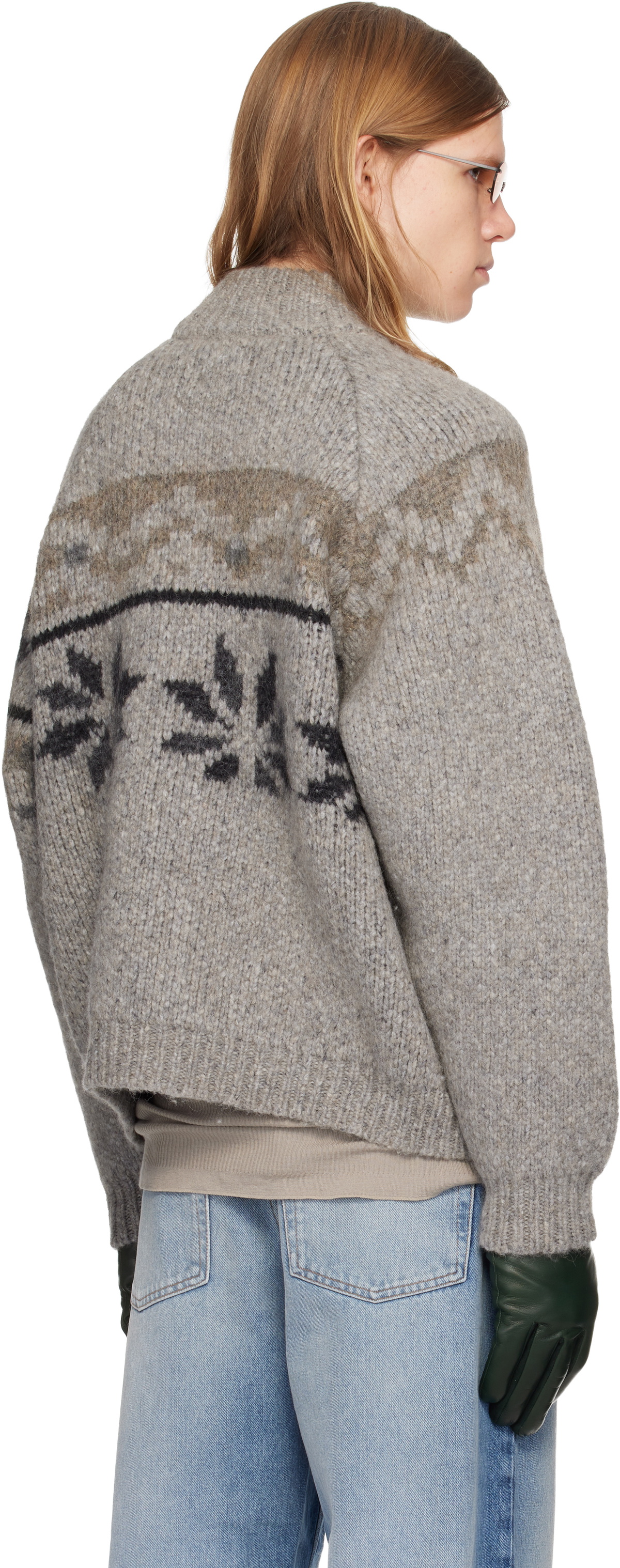 Magliano Gray Drunk Norvegese Sweater