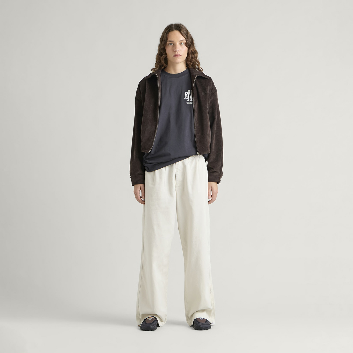 END. Mono T-shirt in Cinder Black