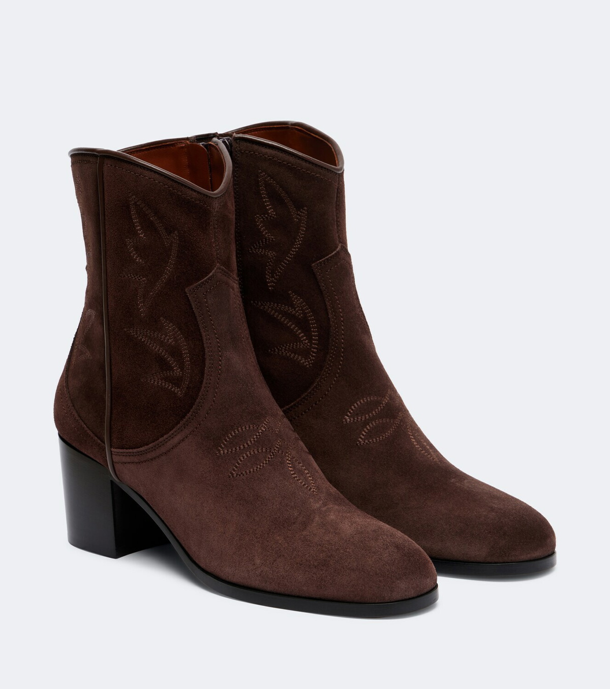 Valentino Garavani Bard embroidered suede ankle boots