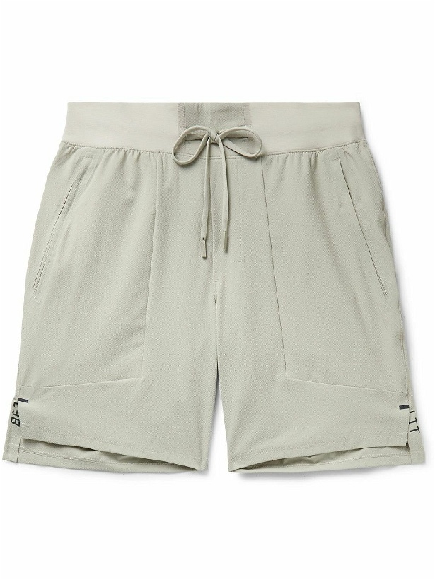 Photo: Lululemon - License To Train Slim-Fit Recycled Stretch-Piqué Drawstring Shorts - Brown