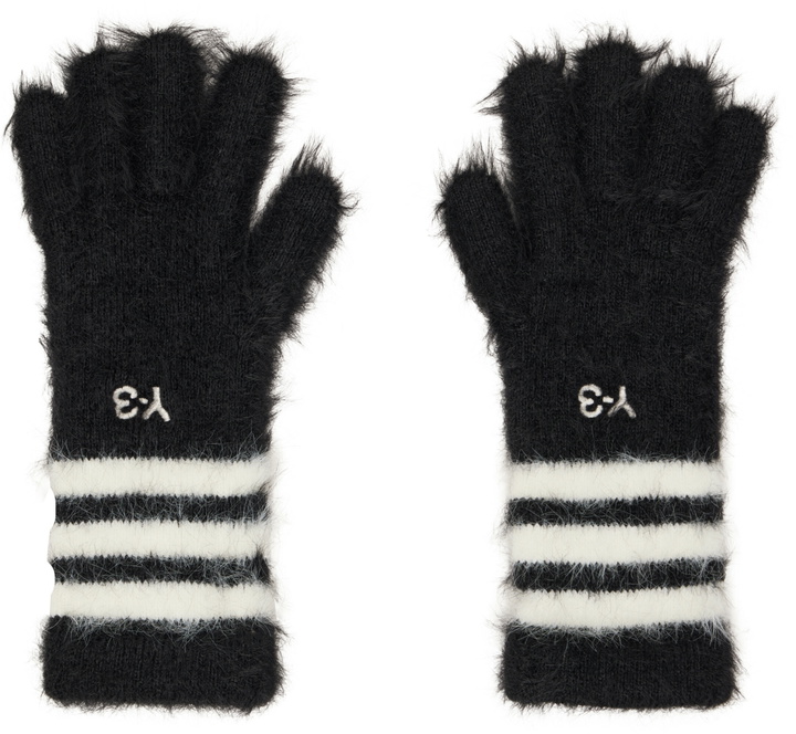 Photo: Y-3 Black Stripes Gloves