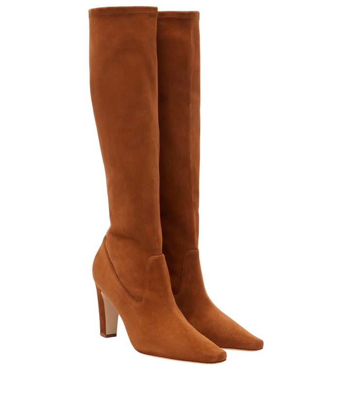 Photo: Manolo Blahnik Pavisco suede knee-high boots