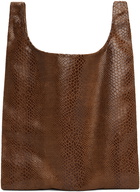 mfpen Brown Snake Effect Tote