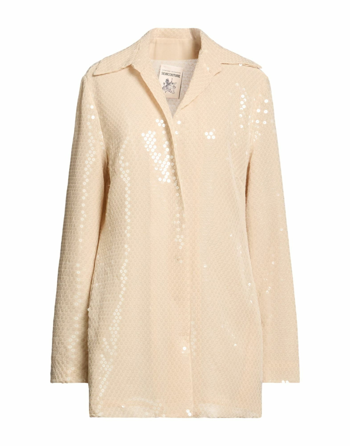 Semicouture Womens Jacket in Beige