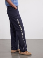 KAPITAL - Daddy's Ox Flared Twill Trousers - Blue