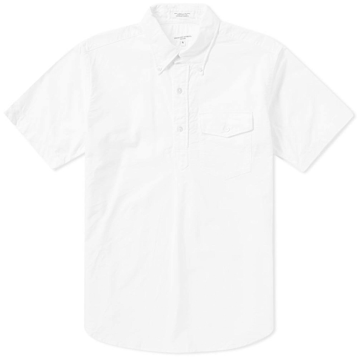 Photo: Engineered Garments Short Sleeve Popover Shirt White