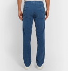 Incotex - Blue Slim-Fit Stretch Cotton-Corduroy Trousers - Blue