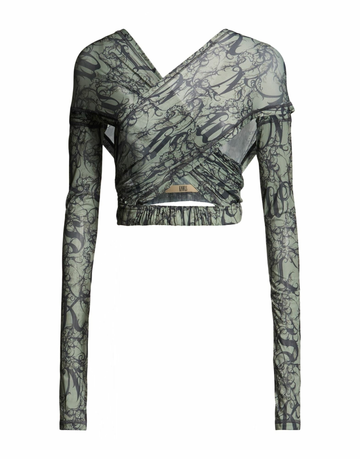 Knwls Womens Top Military in Green