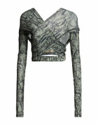 Knwls Womens Top Military in Green