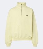Jacquemus Gros Grain cotton fleece half-zip sweatshirt