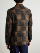 Sid Mashburn - Checked Wool-Flannel Overshirt - Brown