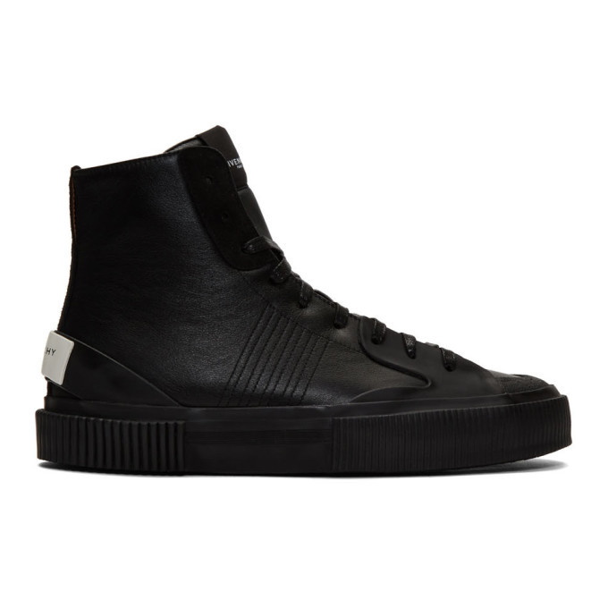 Photo: Givenchy Black High Tennis Light Sneakers