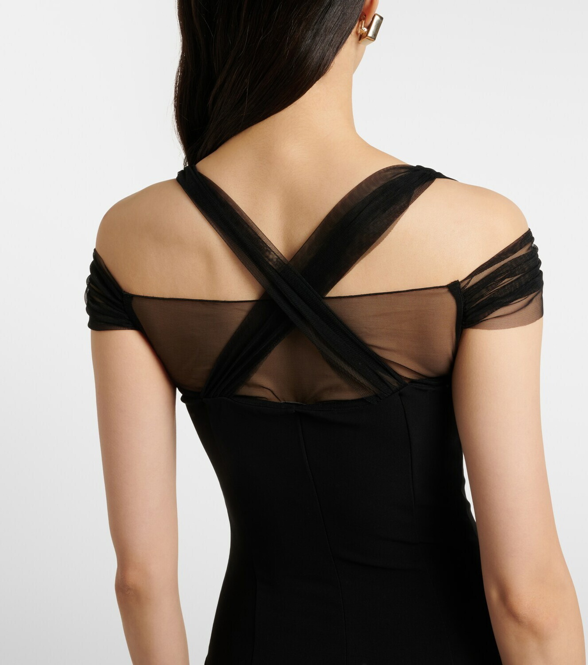 Nensi Dojaka Draped maxi dress