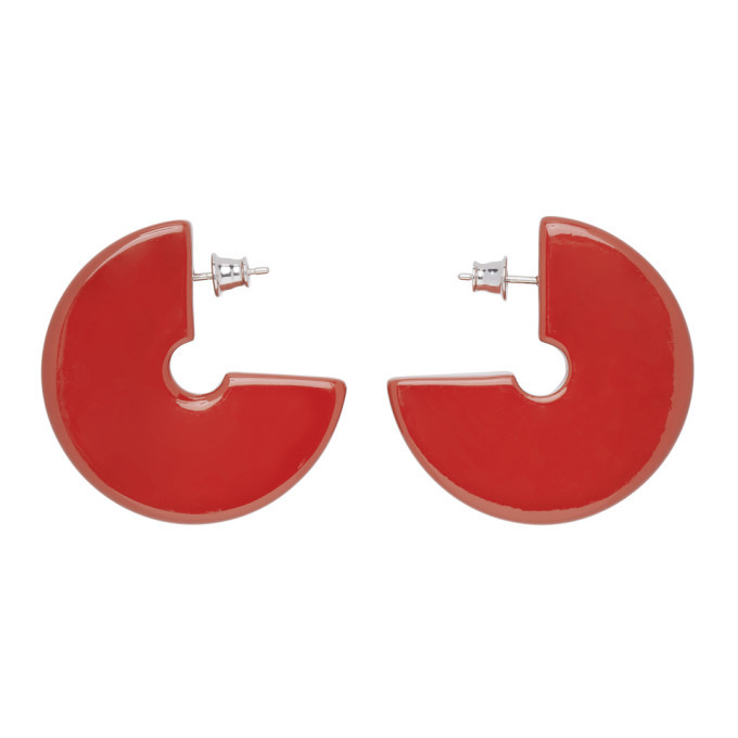 Uncommon Matters Red Swash Earrings