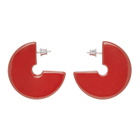 Uncommon Matters Red Swash Earrings