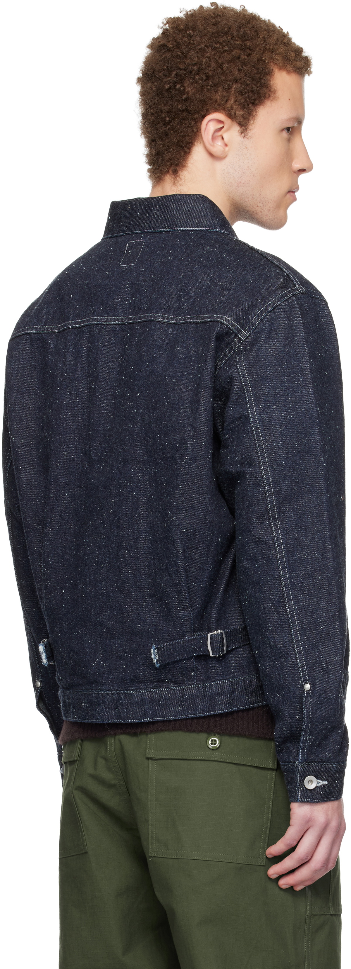 South2 West8 Blue Denim Trucker Jacket