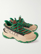 Moncler - Trailgrip Lite2 Logo-Print Ripstop and Rubber Sneakers - Brown