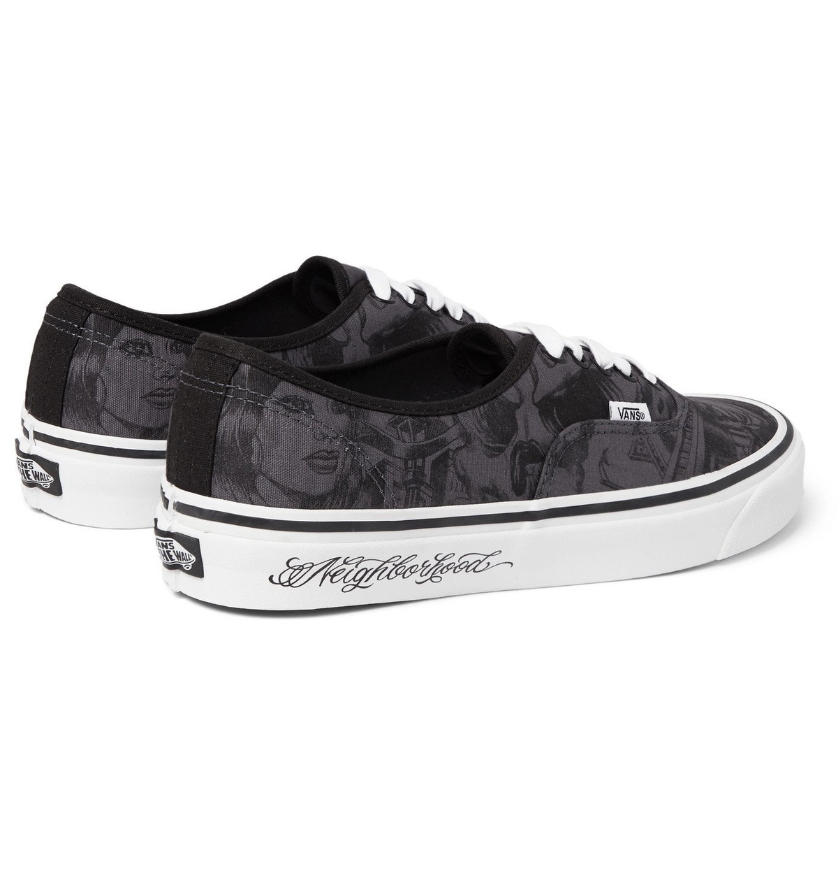 Vans - Neighborhood Authentic 44 DX Printed Canvas Sneakers