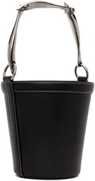 Bottega Veneta Black Sardine Bucket Bag