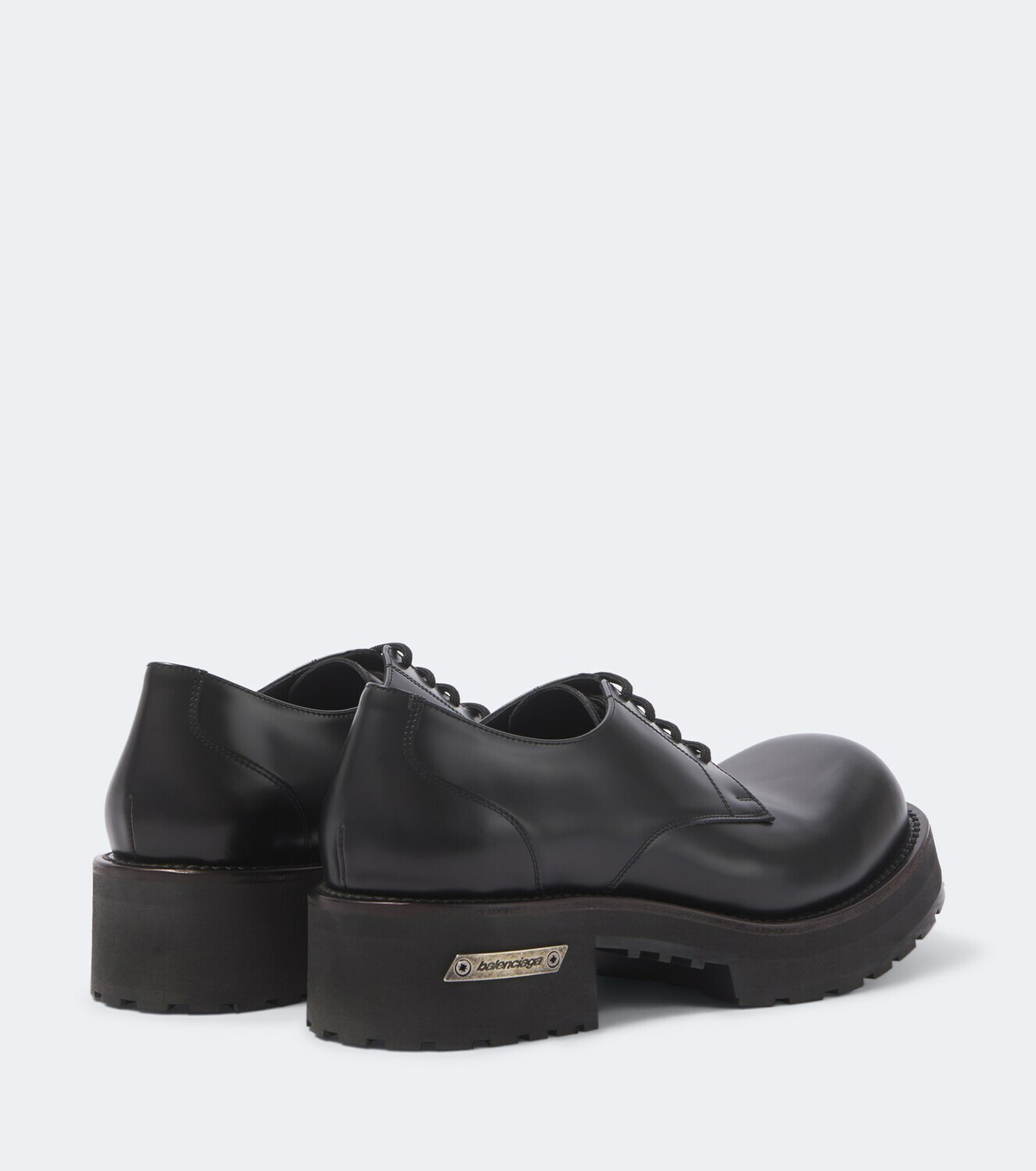 Balenciaga Venom leather Derby shoes