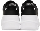 Versace Jeans Couture Black Speedtrack Logo Sneakers