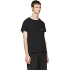 Second/Layer Black Logo Pocket T-Shirt