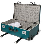 Globe-Trotter - 30" Leather-Trimmed Trolley Case - Blue