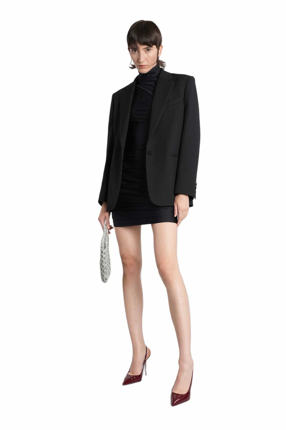 The Andamane Oleandra Dress In Black Polyamide
