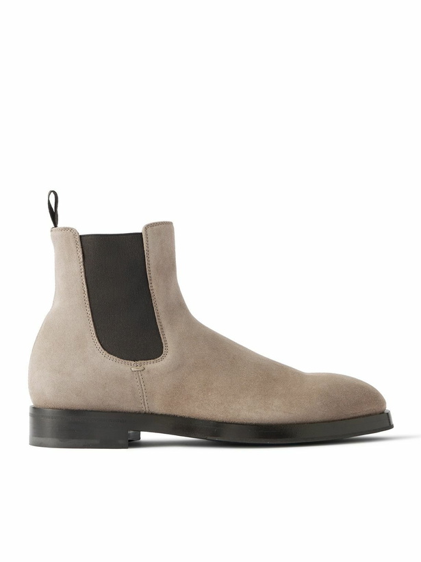 Photo: Officine Creative - Ortega 003 Suede Chelsea Boots - Brown