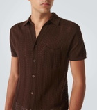 King & Tuckfield Wool bowling shirt