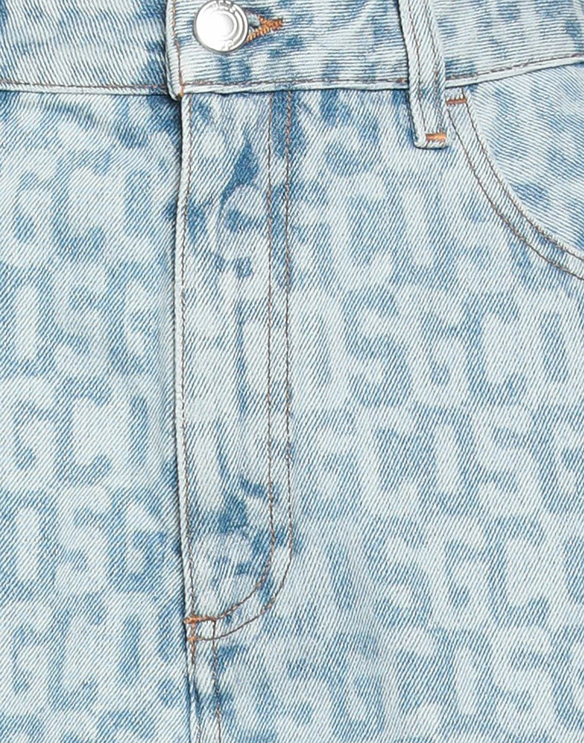 Gcds Womens Denim shorts in Blue