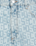Gcds Womens Denim shorts in Blue
