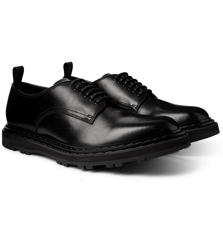 Photo: Officine Creative - Lydon Leather Derby Shoes - Black