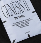 MCQ - Appliquéd Printed Cotton-Jersey T-Shirt - Black