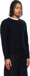 Wales Bonner Navy 'The Chord' Sweater