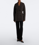 The Row Ciro double-breasted virgin wool blazer