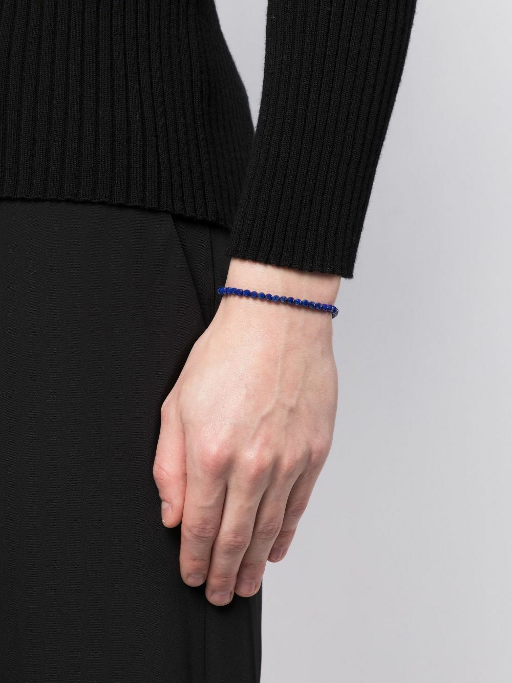 Mateo 14K Yellow Gold Lapis Beaded Bracelet